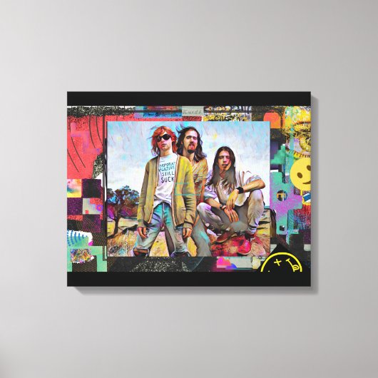 Kurt, Dave und ChrisCanvas Print Leinwanddruck (Vorderseite)