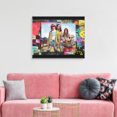 Kurt, Dave und ChrisCanvas Print Leinwanddruck (Insitu (Wohnzimmer))