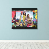 Kurt, Dave und ChrisCanvas Print Leinwanddruck (Insitu (Holzboden))