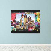 Kurt, Dave und ChrisCanvas Print Leinwanddruck (Insitu (Holzboden))