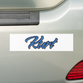 Kurt Name blue Aufkleber Sticker Autoaufkleber (Auf Auto)