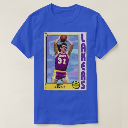 Kurt Rambis Retro Trading d T-Shirt (Design vorne)