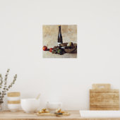 Kurt Schwitters Still Life mit Weinflasche Poster (Küche)