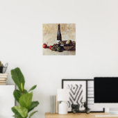 Kurt Schwitters Still Life mit Weinflasche Poster (Heimbüro)