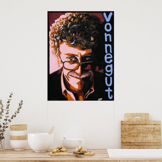 Kurt Vonnegut Poster (Küche)