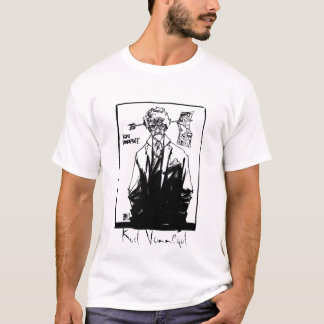 Kurt Vonnegut Schwarzweiss T-Shirt