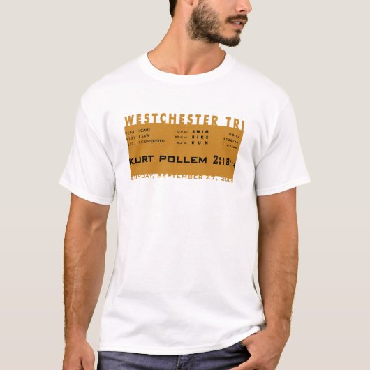 Kurt: Westchester Triathlon - besonders T-Shirt (Vorderseite)