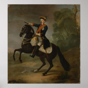 Kurtchristoph Graf von Schwerin zu Pferd Poster