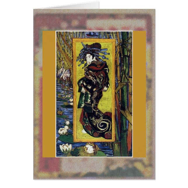 Kurtisane (nach Eisen) durch Van Gogh (Vorne)