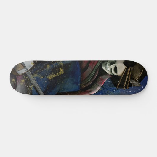 Kurtisane und Samisen Skateboard (Horizontal)