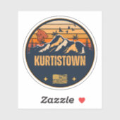 Kurtistown, Hawaii Aufkleber (Blatt)
