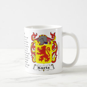 Kurtz Familien-Wappen Tasse