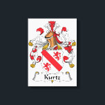 Kurtz-Familienwappen Leinwanddruck<br><div class="desc">Kurtz-Wappen</div>