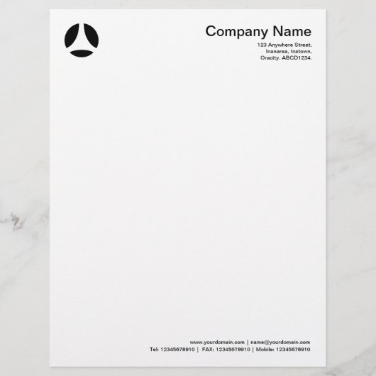 Kurve Ball - Schwarz Briefkopf (Vorderseite)