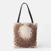 Kurve der Kaffeebohnen Tasche (Rückseite)