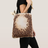 Kurve der Kaffeebohnen Tasche (Von Nahem)