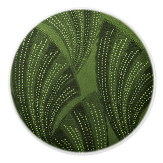 Kurve Fan Rich Green Keramikknauf
