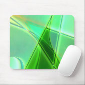 Kurve, geometrische Formen mit tiefen Konturen Mousepad (Mit Mouse)