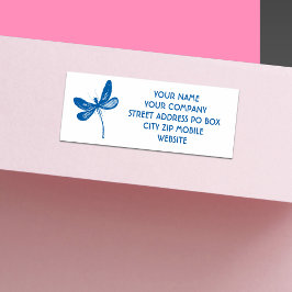 Kurve Geschäftsadresse oder persönliche Adresse Permastempel