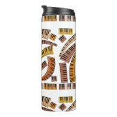 Kurve Klaviertasten Thermosbecher (Nach rechts gedreht)