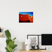 Kurve Linien Poster (Heimbüro)
