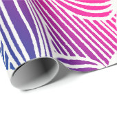 Kurve Regenbogenlinien Geschenkpapier (Rolleneckpunkt)