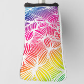 Kurve Regenbogenlinien Golf Headcover (Rotieren 90)