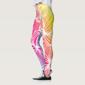 Kurve Regenbogenlinien Leggings (Links)