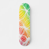 Kurve Regenbogenlinien Skateboard (Vorne)