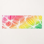 Kurve Regenbogenlinien Yogamatte (Vorderseite (Horizontal))