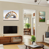 Kurve Seashell Art Print Leinwanddruck