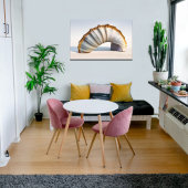 Kurve Seashell Art Print Leinwanddruck