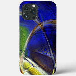 Kurve Striche über Sepia bis grüne und blaue Rinde Case-Mate iPhone Hülle