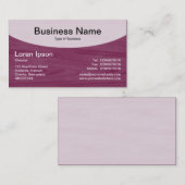 Kurve Top v3b - Crimson Visitenkarte (Vorne/Hinten)