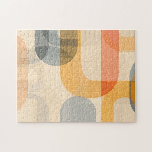 Kurve transparente Formulare mit Textbereich Puzzle (Horizontal)