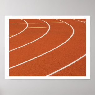 Kurve Weg-Druck Poster