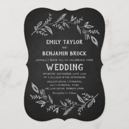 Kurve Zweige | Hochzeit mit Halbpension Einladung