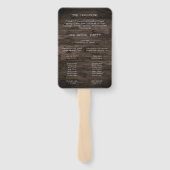 Kurve Zweige | Programm für Holzverheiratungen Fächer (Rückseite)