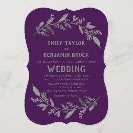 Kurve Zweige | Silberhochzeit Einladung