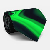 Kurven, Abrundung in grünem dunkelsten, schwarzen  Krawatte (Gerollt)
