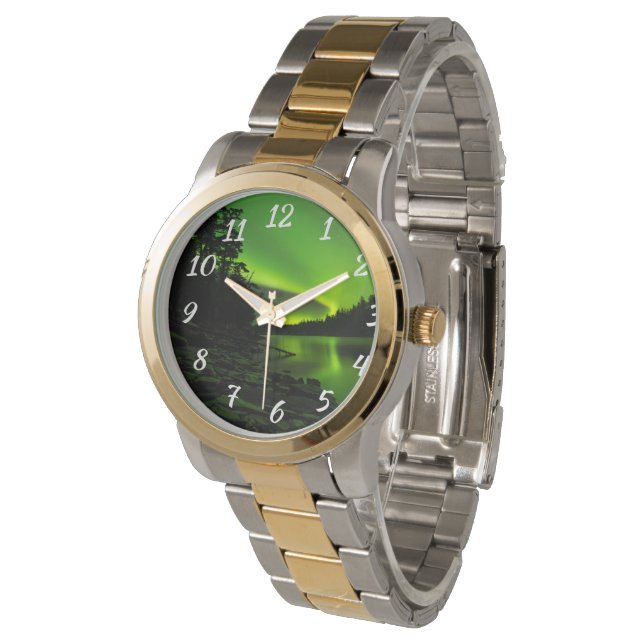 Kurven Armbanduhr (Schrägansicht)