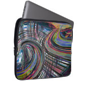 Kurven, die wie eine Weltraum-Straße aussehen, bun Laptopschutzhülle (Vorne Rechts)