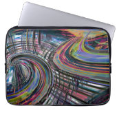 Kurven, die wie eine Weltraum-Straße aussehen, bun Laptopschutzhülle (Vorderseite)