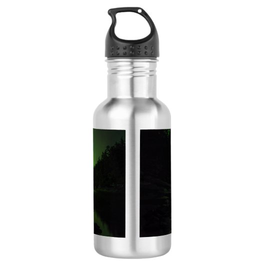 Kurven Edelstahlflasche (Rückseite)