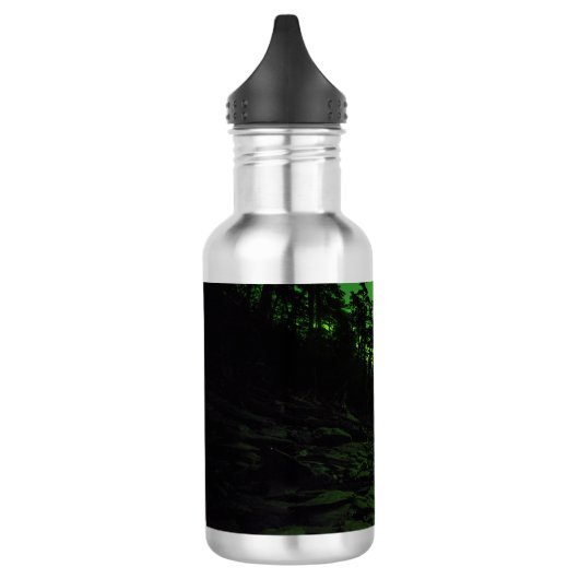 Kurven Edelstahlflasche (Links)