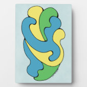 Kurven (gelb, blau, grün), Plaque Fotoplatte (Vorderseite)