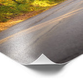 Kurven im Herbst Fotodruck (Ecke)
