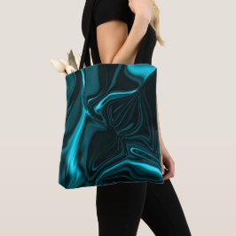 Kurven in blau-türkis, tiefer Himmel oder cyan Tasche