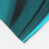 Kurven in dunkeltürkisblau, tiefer Himmel oder Cya Fleecedecke (Ecke)