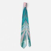 Kurven in hellen Farbtönen Blau und Rosa Krawatte (Vorderseite)